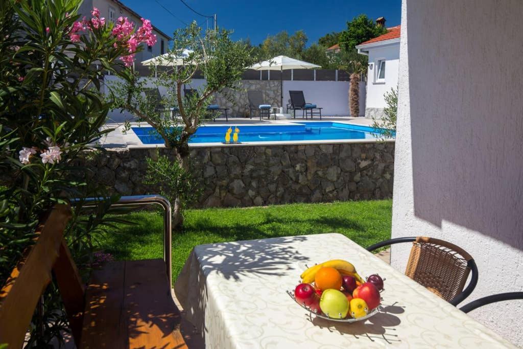 Adria-Holiday House With A Private Pool In Krk Корнич Екстер'єр фото